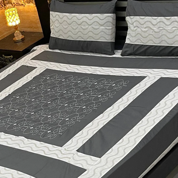 BEDSHEET PATCHED WORK