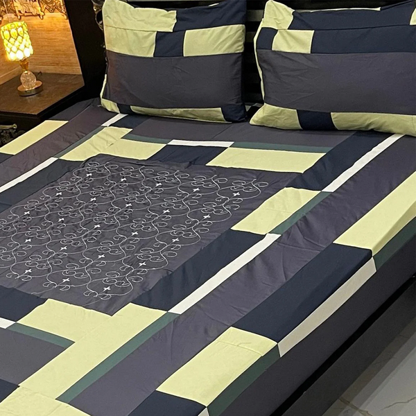 BEDSHEET PATCHED WORK