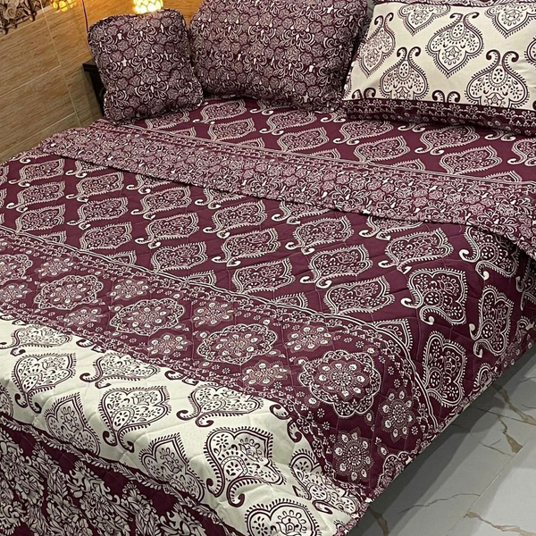 7 PCS PRINTED COMFORTER SET