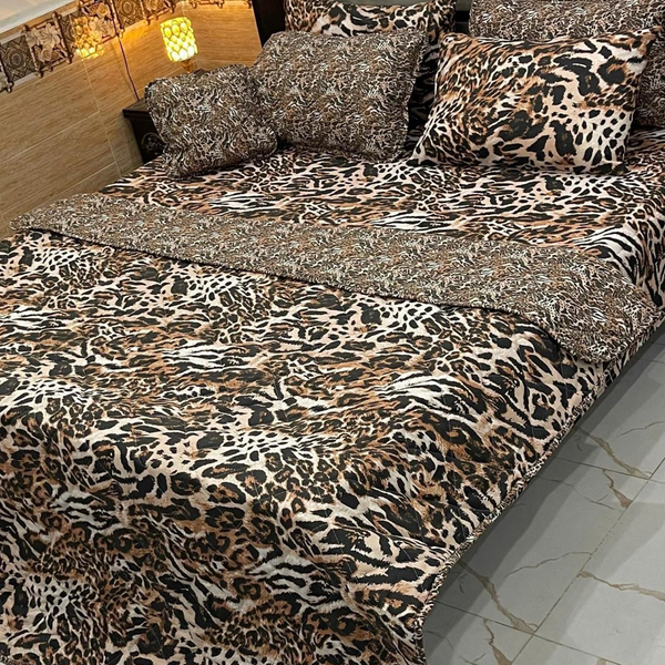 7 PCS PRINTED COMFORTER SET