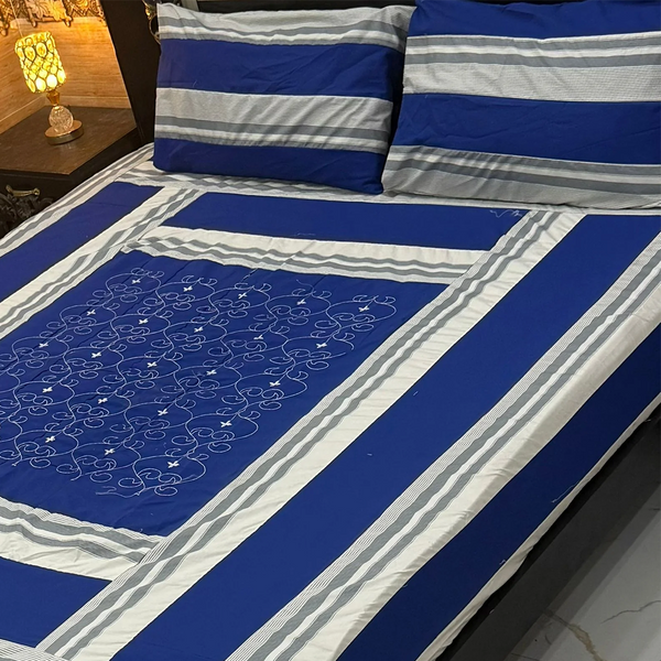 BEDSHEET PATCHED WORK