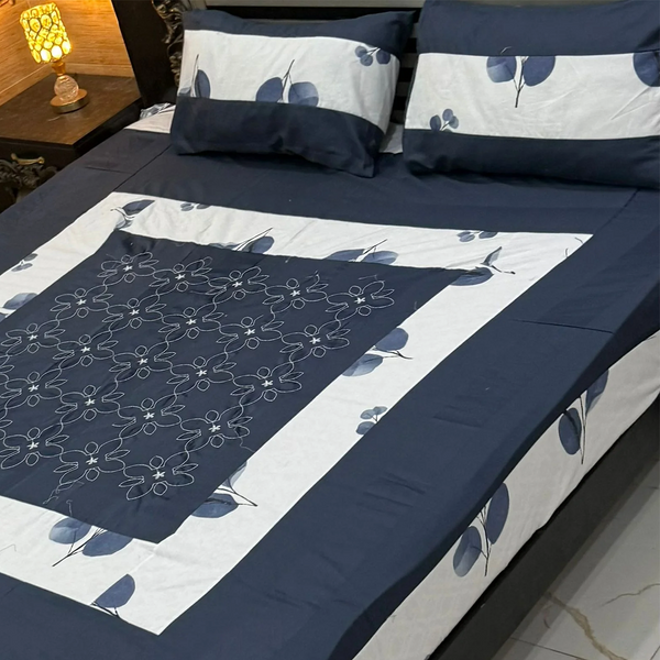 BEDSHEET PATCHED WORK